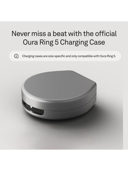 Oura Ring 5 Charging Case - view 2, Grey