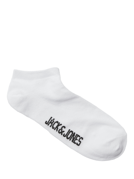 Jack & Jones Kids' Trainer Socks, Pack of 5, White - view 2, White