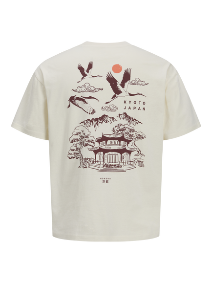 Jack & Jones Kids' Jordesti T-Shirt, Egret - view 2, Egret