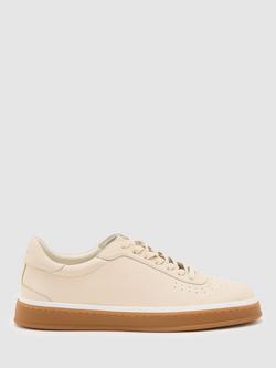 Reiss Anders Trainers, Stone Beige, Stone Beige