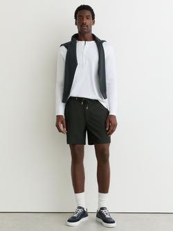 Reiss Newmark Chino Shorts, Dark Green, Dark Green