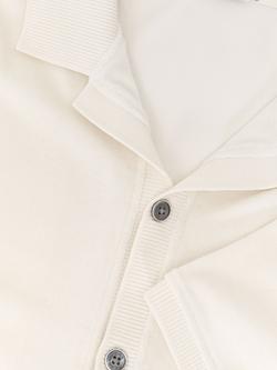 Reiss Eden Towelling Short Sleeve Shirt - view 2, White