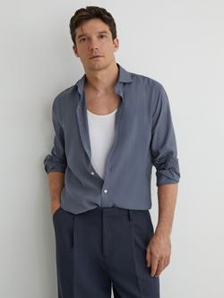 Reiss Oscar Shirt, Airforce Blue, Airforce Blue