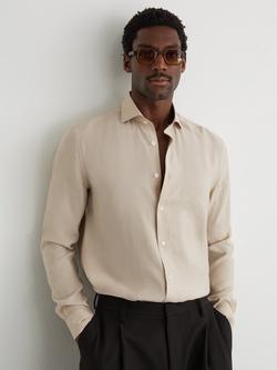 Reiss Oscar Shirt, Stone, Stone