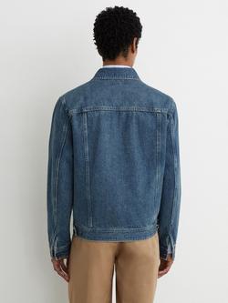 Reiss Place Denim Jacket, Indigo - view 2, Indigo
