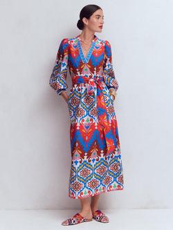 Boden Octavia Abstract Cotton Dress, Multi, Multi
