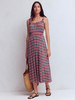 Boden Scoop Neck Striped Jersey Dress, Multi, Multi