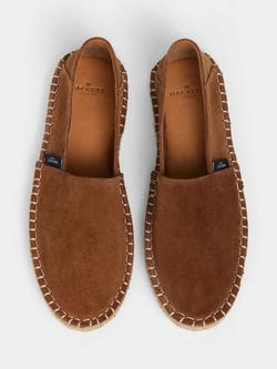 Hackett London Baywatch Suede Espadrille Sandals - view 2, Brown