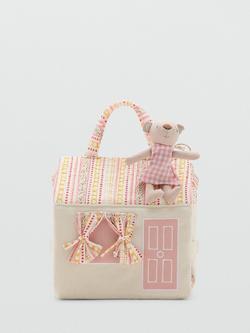 Mango Kids' Playhouse Tote Bag, Pale Pink, Pale Pink
