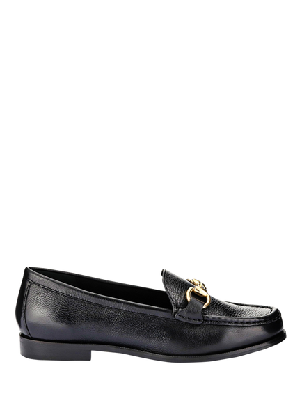 Jones Bootmaker Tadley Leather Horsebit Loafers, Black, Black