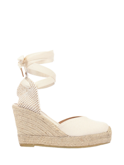 Jones Bootmaker Alyssa Wedge Espadrille Sandals, Beige, Beige
