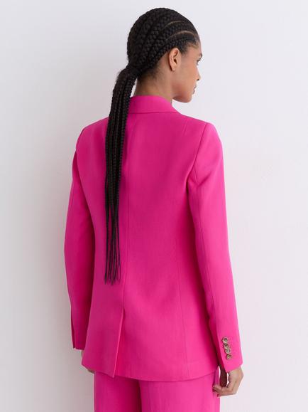 Reiss Charli Suit Jacket, Pink - view 2, Pink