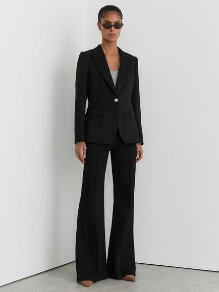 Reiss Petite Erin Blazer, Black, Black