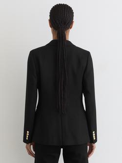 Reiss Petite Erin Blazer, Black - view 2, Black