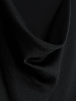 Reiss Cate Silk Top, Black - view 2, Black