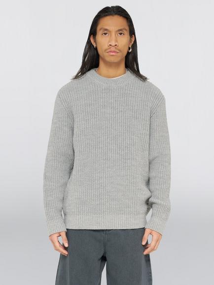 Edwin Nix Wool Blend Jumper, Grey, Grey