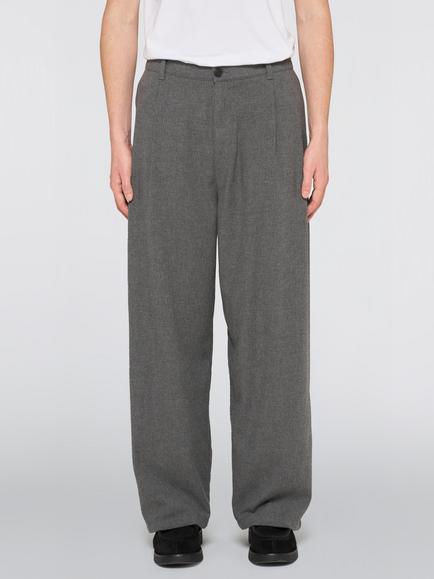 Edwin Alden Wool Trousers, Grey Marl, Grey Marl