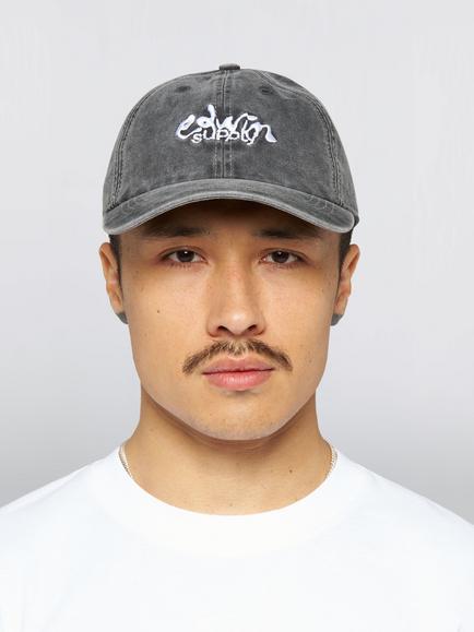 Edwin Washed 6 Panel Cap, Black - view 2, Black