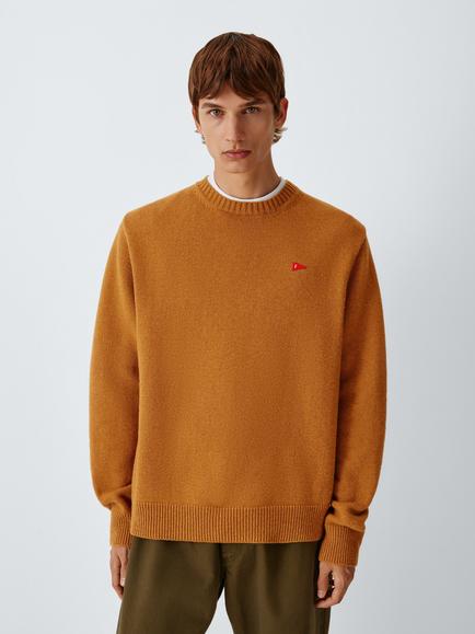forét Flag Collection Wool Rich Jumper, Rust, Rust