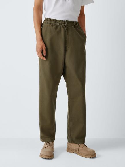 forét Cotton Twill Trousers, Army, Army