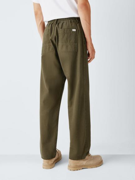 forét Cotton Twill Trousers, Army - view 2, Army
