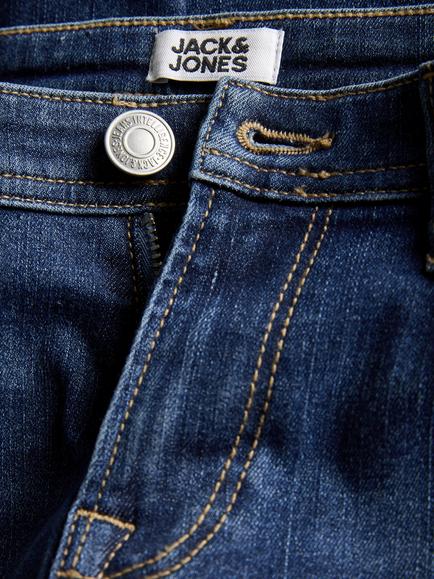 Jack & Jones Kids' Clark 295 Slim Jeans, Blue Denim - view 2, Blue Denim