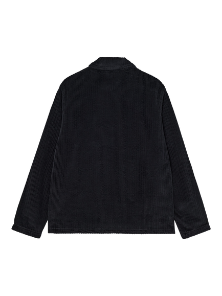 La Paz Baptista Cotton Workwear Jacket, Black Soft Cord - view 2, Black Soft Cord