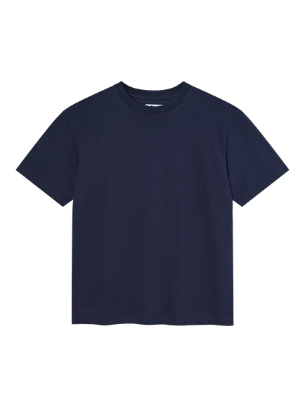 La Paz Botelho Cotton Crew Neck T-Shirt, Dark Navy