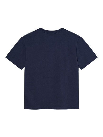 La Paz Botelho Cotton Crew Neck T-Shirt - view 2, Dark Navy
