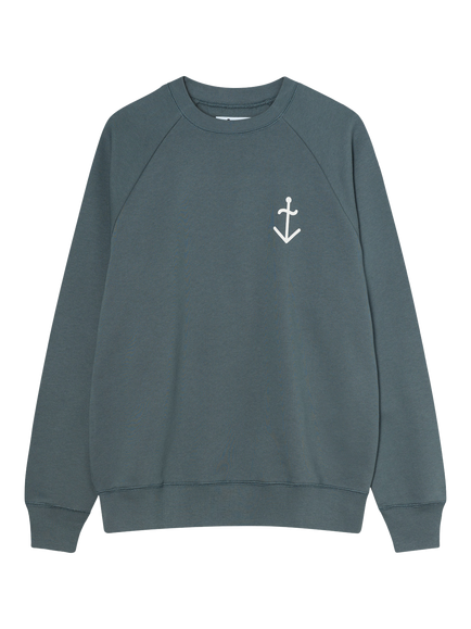 La Paz Cunha Cotton Sweatshirt, Balsam Green/White, Balsam Green/White