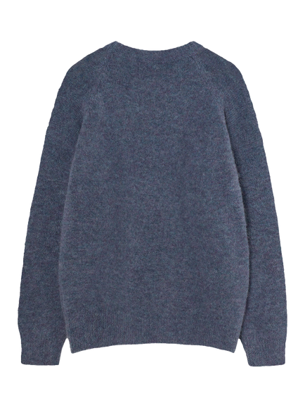 La Paz Delgado Crew Neck Jumper - view 2, Blue