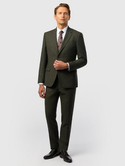 Ted Baker Tailored Fit Wool Blend Blazer, Forest - view 2, Forest