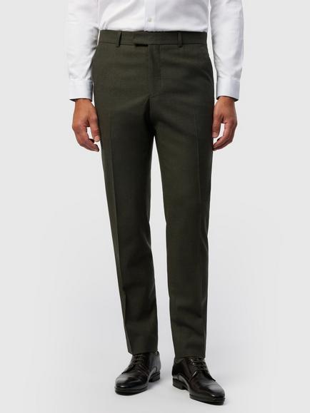 Ted Baker Tailored Fit Wool Blend Trousers, Forest
