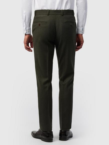 Ted Baker Tailored Fit Wool Blend Trousers - view 2, Forest