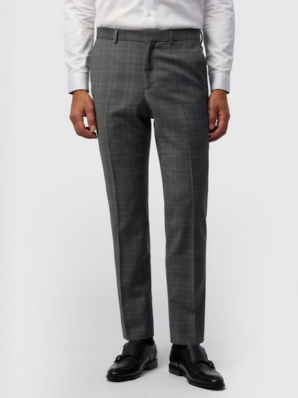 Ted Baker Tailored Fit Performance Check Wool Blend Blazer, Grey, Grey