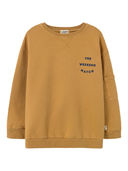 Cozmo Brand Kids' Adam Sweatshirt, Biscuit, Biscuit