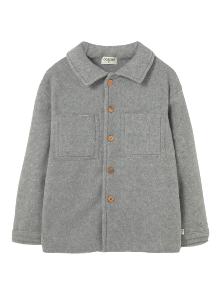 Cozmo Brand Kids' Alghero Overshirt, Grey, Grey