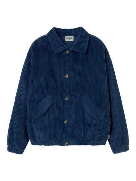 Cozmo Brand Kids' Emil Corduroy Jacket, Navy, Navy
