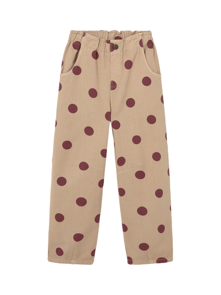 Cozmo Brand Kids' Atenas Spot Trousers, Stone, Stone