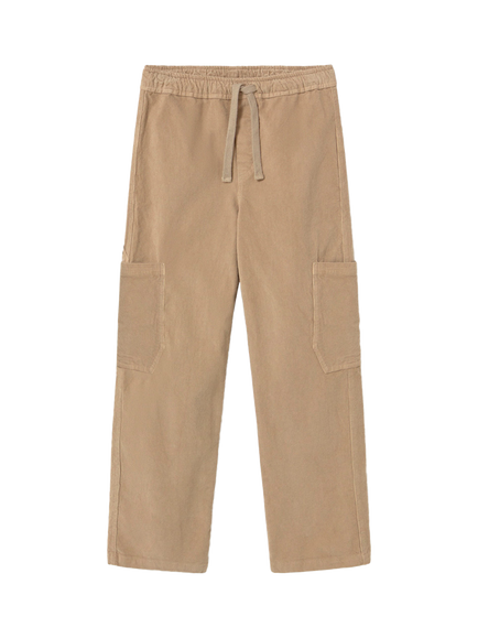 Cozmo Brand Kids' Blas Cargo Trousers, Stone - view 2, Stone