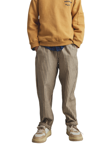 Cozmo Brand Kids' Blas Twill Trousers, Stone, Stone