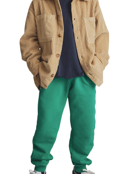 Cozmo Brand Kids' Tadeo Fleece Trousers, Grass, Grass