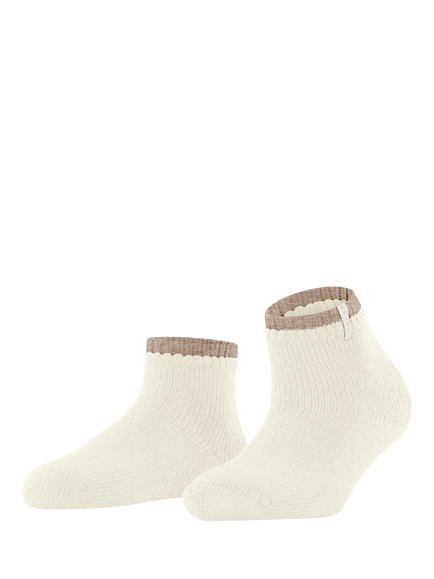 FALKE Cosy Plush Short Socks, Wool White, Wool White