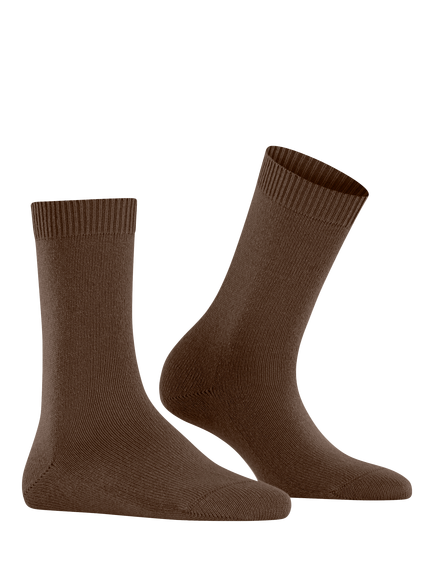 FALKE Cosy Crew Socks, Cappucino - view 2, Cappucino
