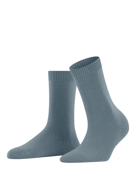 FALKE Cosy Crew Socks, Grey Monument, Grey Monument