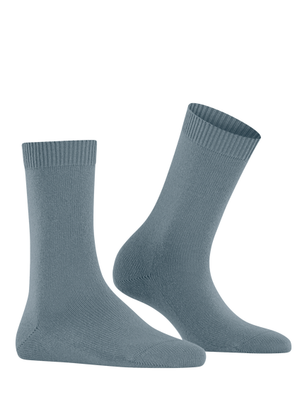 FALKE Cosy Crew Socks, Grey Monument - view 2, Grey Monument