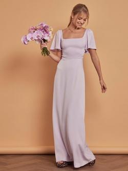 Purple A Line Dresses