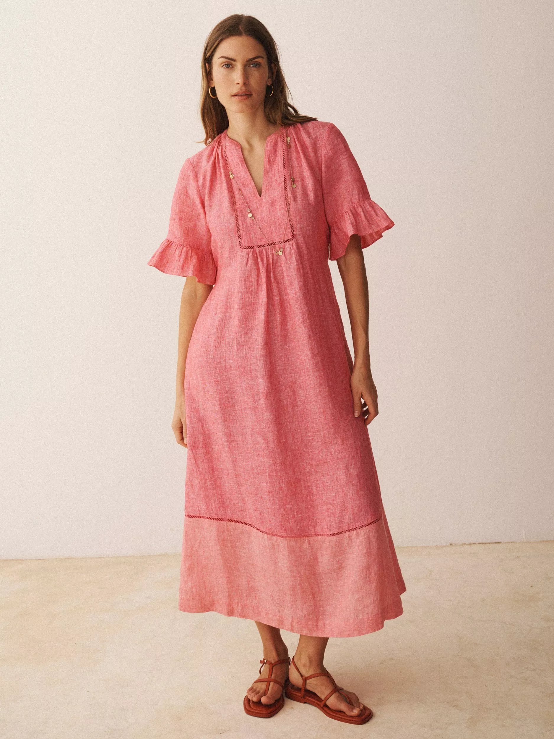 Red Linen Dresses | John Lewis & Partners
