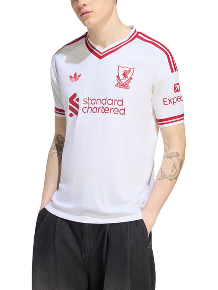 adidas Liverpool FC 26/27 Away Jersey Shirt, White, White