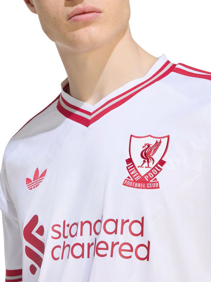 adidas Liverpool FC 26/27 Away Jersey Shirt, White - view 2, White